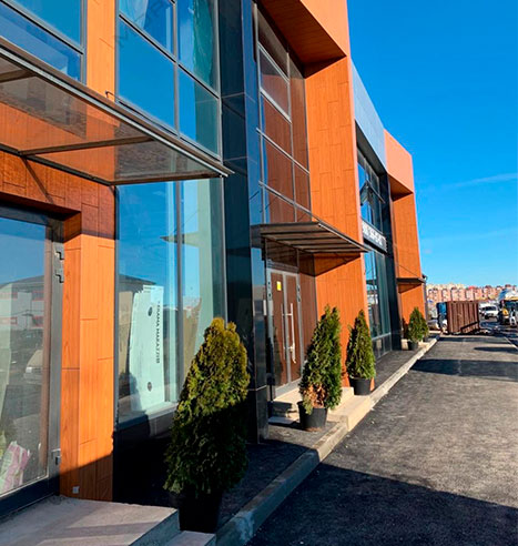 Строительство торгово-офисных зданий